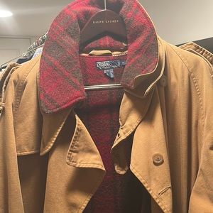 Very vintage Ralph Lauren canvas overcoat